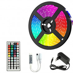 Banda LED colorata RGB, Lungime 5 m foto