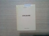 ELIS RAPEANU (autograf) - Epigrame - AL. CLENCIU (desene) -1995, 108 p., Alta editura