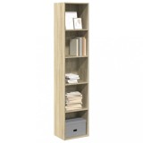 VidaXL Bibliotecă, stejar sonoma, 40x30x189 cm, lemn prelucrat 857887