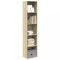 Gossi biblioteca, stejar sonoma, 40x30x189 cm, lemn prelucrat