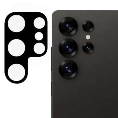 Folie Camera pentru Samsung Galaxy S25 Ultra - Techsuit Full Camera Glass - Black foto