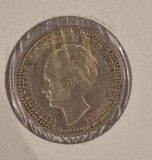 Netherlands, Olanda, 1/2 Gulden 1921, Argint, KM#160,Wilhelmina, Europa