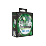 Set 2 becuri Philips H7 ColorVision verde 12V 55W 12972CVPGS2