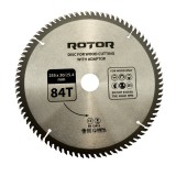 Disc taiat lemn ROTOR 255*30/25,4 cu adaptor 84T Innovative ReliableTools
