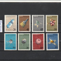 POLONIA - COSMOS - VEHICULE SPATIALE ( MI PL 1730-1737 ) 1966 MNH