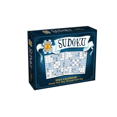 The Puzzle Society Sudoku 2023 Day-To-Day Calendar: Puzzle Your Way Through Each Day foto