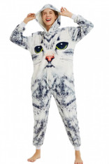 PJM168-1822 Pijama intreaga kigurumi, model pisica foto