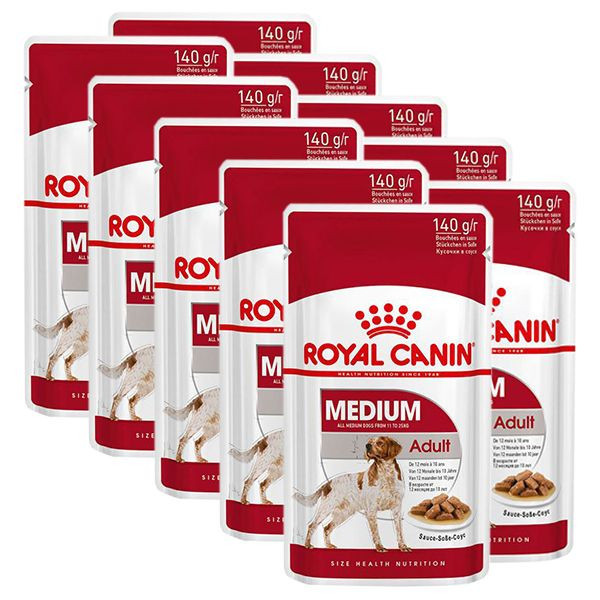 Pliculeț Royal Canin Medium Adult 10 x 140 g