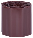 Bordura pentru gazon Strend Pro Garden, plastic maro, 120 mm x 9 m