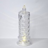 Lumanare decorativa, LED cristal, baterii incluse, 18 cm, Oem