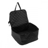Scaun Auto Câini Pisici 50x45cm Negru - Transport Animale Sigur, Impermeabil, Montare Ușoară