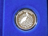 Cumpara ieftin AUSTRALIA 1991 10 Dollars - Jabiru - Elizabeth II ( PROOF - Argint ) (84), Australia si Oceania