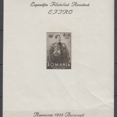 ROMANIA 1932 LP 101 EFIRO COLITA NEDANTELATA MNH