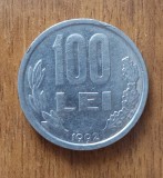 100 lei 1992, Rom&acirc;nia, 9 cu coadă scurtă