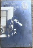 CPISTR11 Carte postala veche 1915 Primul Razboi Mondial Anul Nou Frohes Neues Jahr ilustrata copii editura EAS Schwerdtfeger