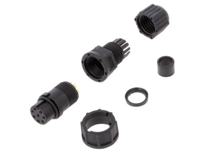 Conector circular mamă 8 pini, IP67 foto