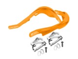 Set protectii maini enduro cu insertie de aluminiu, portocaliu, Revo