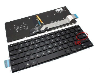 Tastatura Dell 102-15L13LHB02 iluminata layout US fara rama enter mic foto