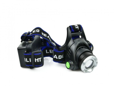 Lanterna frontala de cap CREE XM-L T6 LED 1000lm, Geko G15115 foto