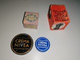 Cumpara ieftin LOT 2 CUTII CREMA NIVEA / UN VIZOR IOR NEFOLOSIT ,TABLETE BAIE EFERVESC. FAVORIT