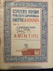 C. Dobrogeanu-Gherea - Amintiri din trecut (A. Vlahuta, 1916) - Editura Alcalay, Colectia Scriitori Romani, Nr. 6, Carte Veche