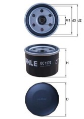 MAHLE OC 1570 Filtru ulei