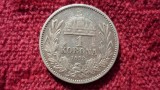 1 KORONA COROANA 1893 ARGINT ****, Europa