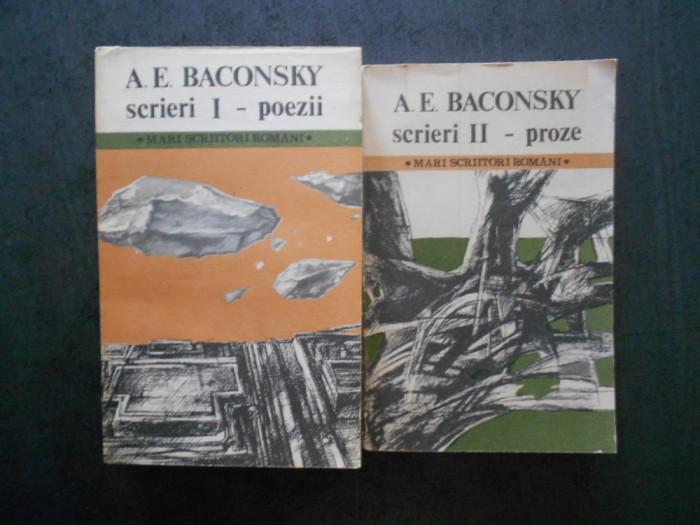 A. E. BACONSKY - SCRIERI 1 POEZII, SCRIERI 2 PROZE