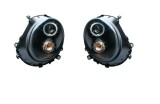 Set faruri tuning MINI ONE/COOPER/CLUBMAN/CLUBVAN/COUPE/ROADSTER/CABRIO (R55/56/57/58/59), 07.2007-2012, cu LED daytime running light; H9; manual; ne