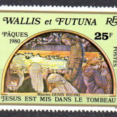 Wallis & Futuna 1980, Arta, Pictura, serie neuzata, MNH