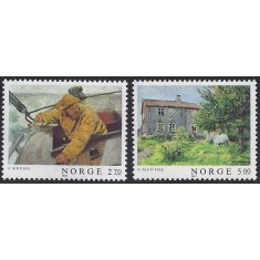 Norvegia 1987 - Pictura, arta, serie neuzata