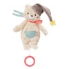 Jucarie Muzicala Bebe Fehn Bruno, 20 cm, Plus Moale, Melodie Brahms, Multicolor, 0 luni+