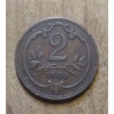 AUT AustroUngaria 2 heller 1909