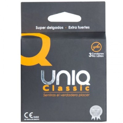 UNIQ - CLASSIC LATEX FREE CONDOMS 3 UNITS foto