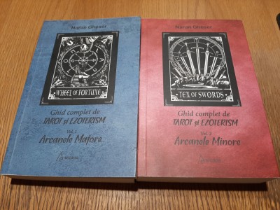 GHID COMPLET DE TAROT SI EZOTERISM - 2 Vol. - Naran Gheser - 2021, 456+357 p. foto