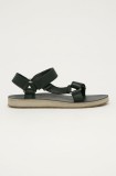 Teva sandale de piele femei, culoarea negru 1116637-SDDN