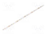Bandă LED alb cald FOSE 60 LED/m 8mm 12V IP20 3000K 4,8W/m
