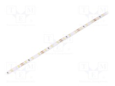 Bandă LED alb cald FOSE 60 LED/m 8mm 12V IP20 3000K 4,8W/m