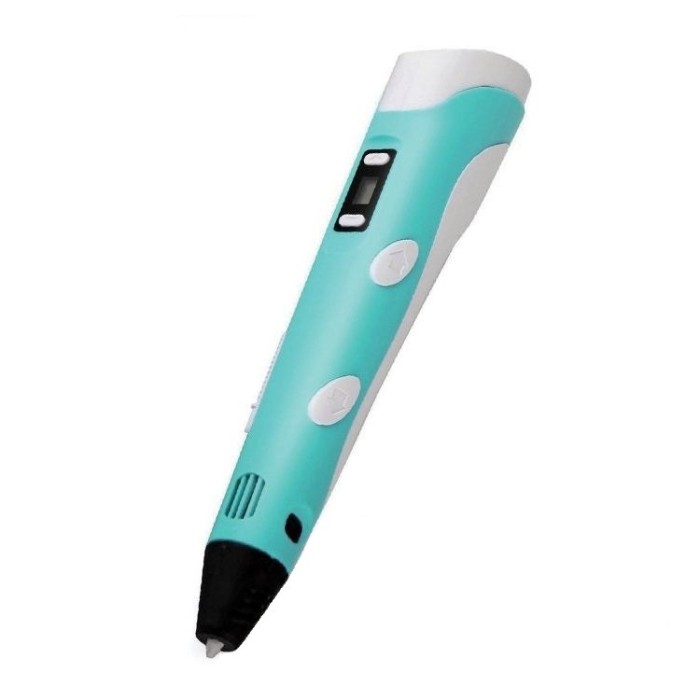 Creion tip stilou VerkGroup, imprimare 3D cu 3 filamente multicolore, 9m, 230V, albastru