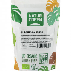 Pudra de Chlorella Bio 165 grame Natur Green