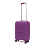 Troler Waves, Violet, 55X39X19 cm ComfortTravel Luggage, Ella Icon