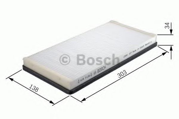 Filtru polen / aer habitaclu BMW X5 (F15, F85) (2013 - 2016) BOSCH 1 987 432 419