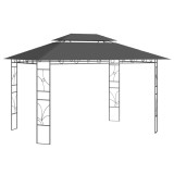 Pavilion, antracit, 4x3x2,7 m, 160 g/m&sup2; GartenMobel Dekor, vidaXL