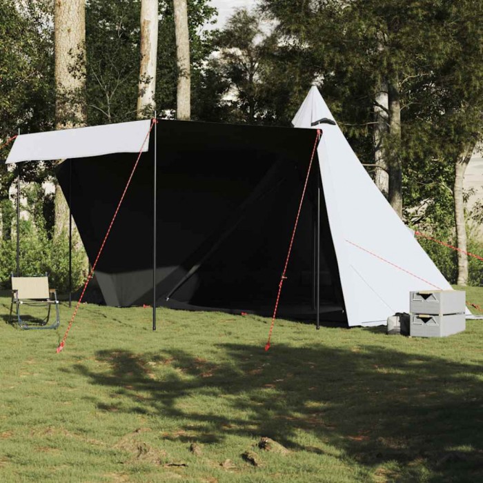 Gossi cort de familie tipi 6 persoane, alb opac textil impermeabil