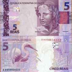 SV * Brazilia 5 REAIS 2010 / 2017 AUNC+ / UNC