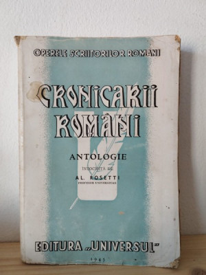 Al.Rosetti - Cronicarii Romani foto