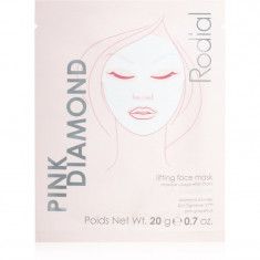 Rodial Pink Diamond Lifting Face Mask mască textilă cu efect de lifting faciale 4x1 buc