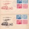 ROMANIA 1948 CONFERINTA MUNCITORILOR IN TRANSPORTURI 2 FDC DANT + NEDANT