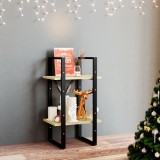 VidaXL Bibliotecă cu 2 rafturi, 40x30x70 cm, lemn masiv de pin 806412
