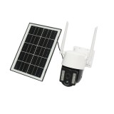 Camera supraveghere 3MP, 4G rotativa cu panou solar 5W, PTZ, 1080P, senzor miscare, night vision, aplicatie V380 Pro